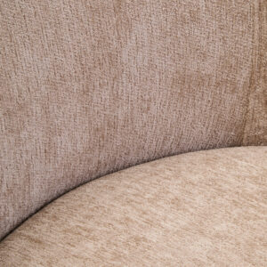 Delray Deep Stone Chenille Curved Chair