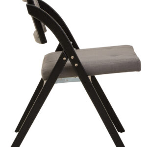 Cebu Grey and Black Elm Wood Folding Chair