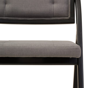 Cebu Grey and Black Elm Wood Folding Chair