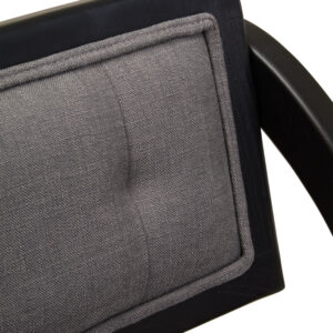 Cebu Grey and Black Elm Wood Folding Chair