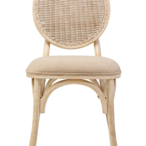 Cebu White Wash Elm Wood Dining Chair