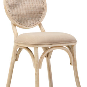 Cebu White Wash Elm Wood Dining Chair