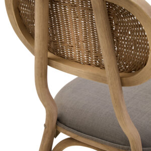 Cebu Grey Wash Elm Wood Dining Chair