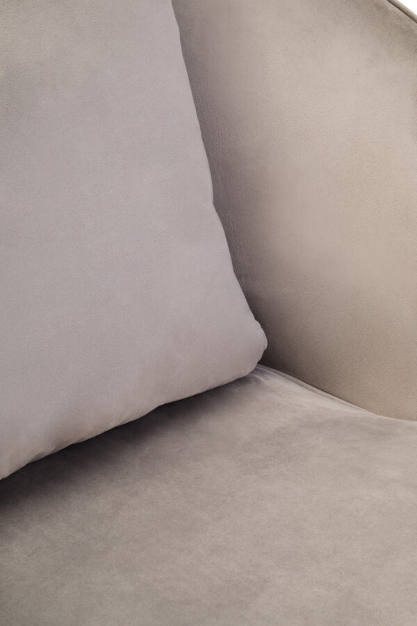 Hale Grey Velvet Swivel Chair