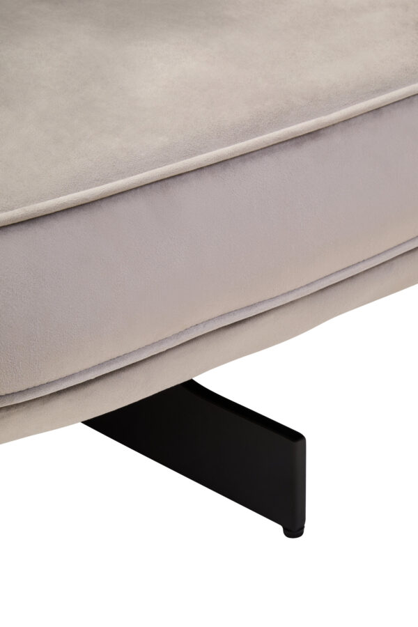 Hale Grey Velvet Swivel Chair