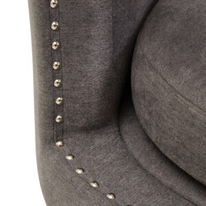 Hestia Ash Velvet Swivel Chair