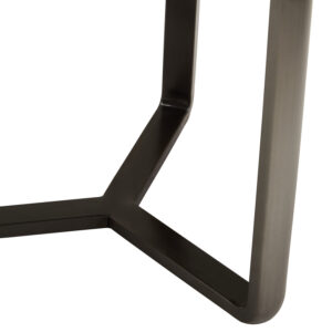 Imperia 2 Tier Round Veneer and Ceramic Coffee Table
