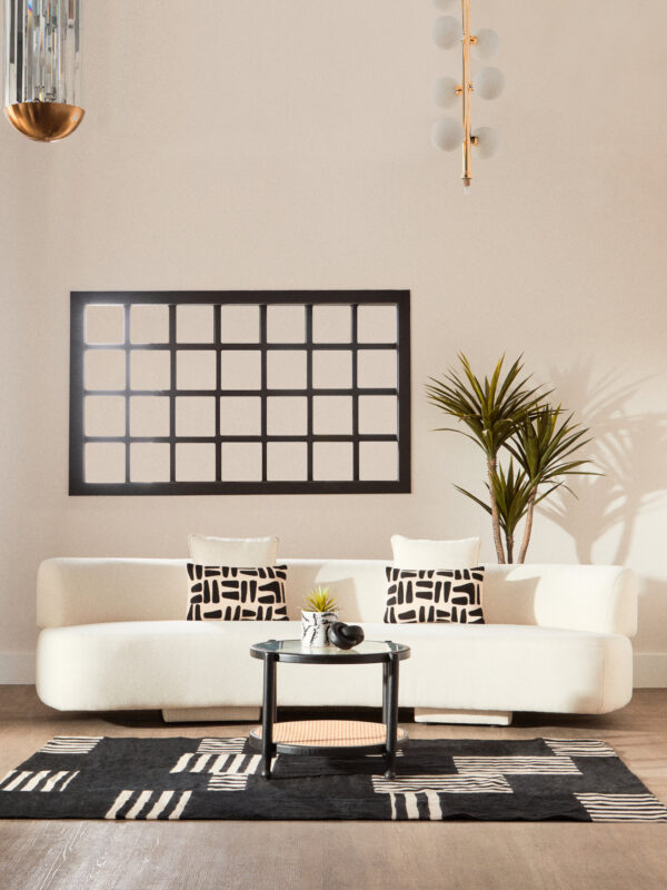 Bosie Black And White Rug