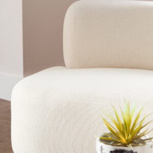 Ozzano Cream Linen 3 Seater Sofa