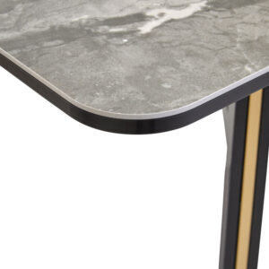 Imperia Ceramic Marble Effect Rectangular Dining Table