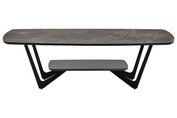 Imperia Grey Ceramic Marble Effect Coffee Table