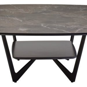 Imperia Grey Ceramic Marble Effect Coffee Table