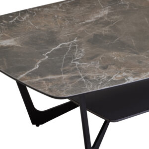 Imperia Grey Ceramic Marble Effect Coffee Table
