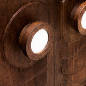 Sangar Two Door Mango Wood Carved Sideboard