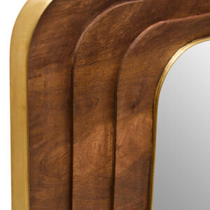Sangar Mango Wood Carved Wall Mirror