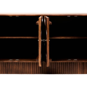 Siva Four Door Mango Wood Hammered Sideboard