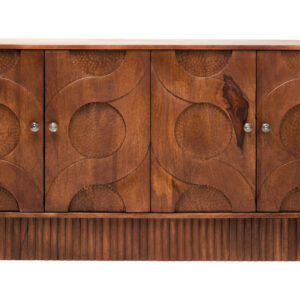 Siva Four Door Mango Wood Hammered Sideboard