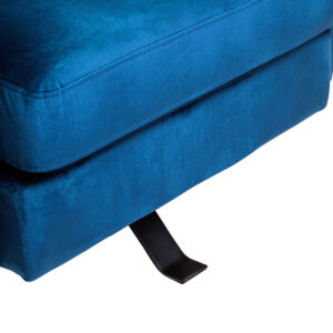 Hestia Blue Velvet Swivel Chair