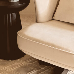 Hale Cream Velvet Swivel Chair