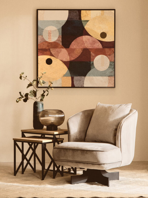 Hale Grey Velvet Swivel Chair