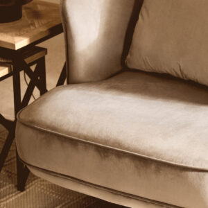 Hale Grey Velvet Swivel Chair