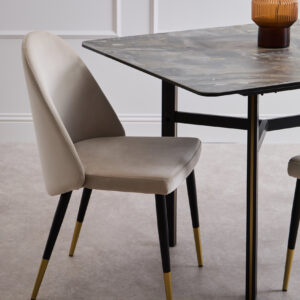 Imperia Ceramic Marble Effect Rectangular Dining Table