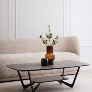 Imperia Grey Ceramic Marble Effect Coffee Table
