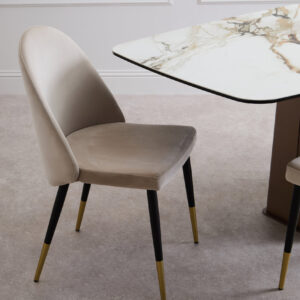 Imperia White Ceramic Marble Effect Rectangular Dining Table