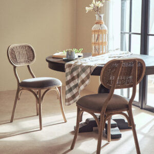 Cebu Grey Wash Elm Wood Dining Chair