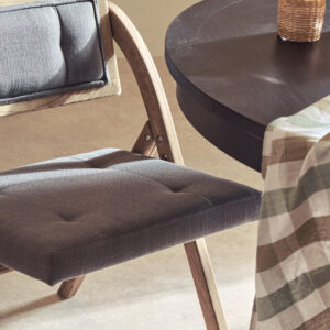 Cebu Grey Wash Elm Wood Folding Chair