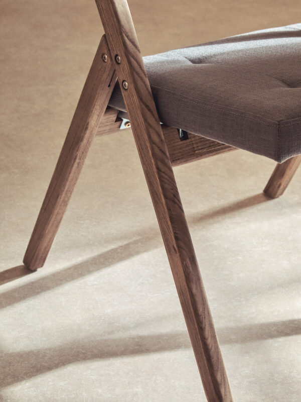 Cebu Grey Wash Elm Wood Folding Chair