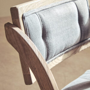 Cebu Grey Wash Elm Wood Folding Chair