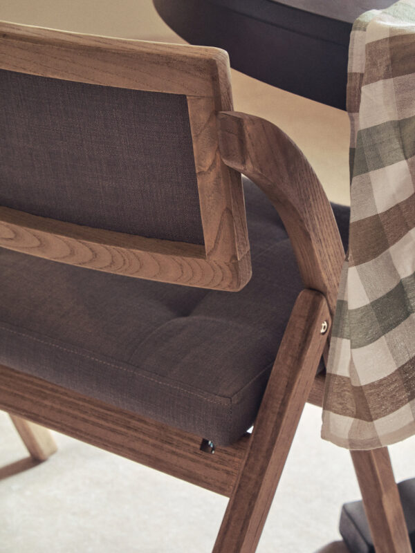 Cebu Grey Wash Elm Wood Folding Chair
