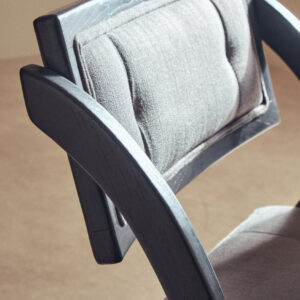 Cebu Grey and Black Elm Wood Folding Chair