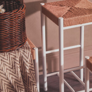 Bosie Chevron Beige Woven Throw