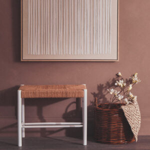 Bosie Chevron Beige Woven Throw