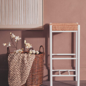 Bosie Chevron Beige Woven Throw