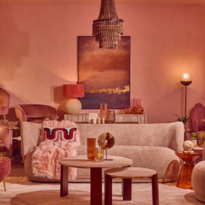 Bosie Safira Large Natural Hair On Leather Rug