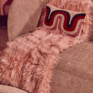Bosie Ozella Curve Pattern Rectangular Cushion