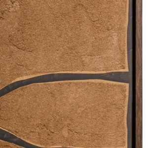 Astratto Set Of 2 Brown and Black Textured Wall Art