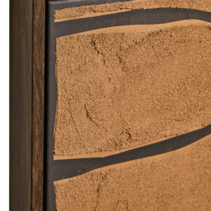 Astratto Set Of 2 Brown and Black Textured Wall Art
