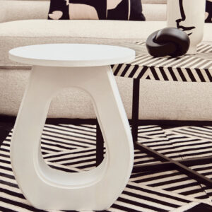 Bosie Ozella  Rectangular Natural and Black Cushion