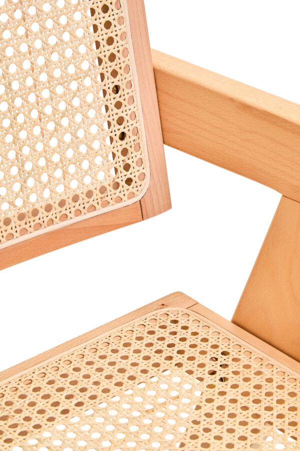 Cebu Natural Cane and Beech Wood Dining Chair