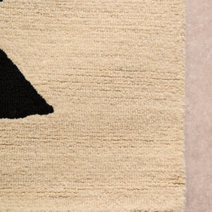 Bosie Milana Large Black and White Geometric Rug