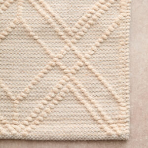 Bosie Jango Large Geometric Ivory Rug