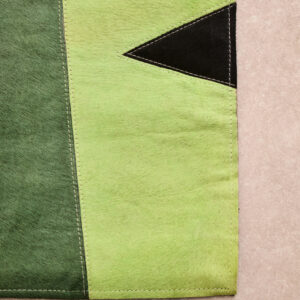 Bosie Safira Small Botanical Hair on Leather Rug