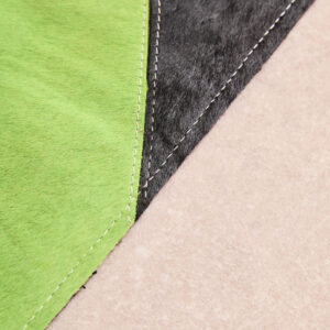 Bosie Safira Small Botanical Hair on Leather Rug