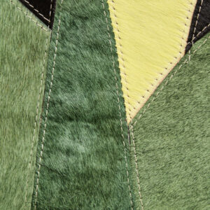 Bosie Safira Small Botanical Hair on Leather Rug