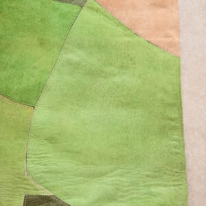 Bosie Safira Large Botanical Hair on Leather Rug