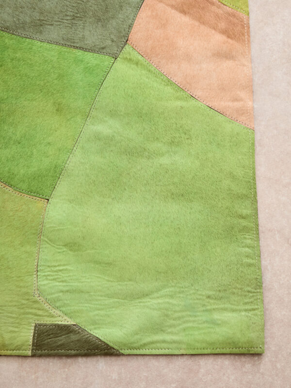 Bosie Safira Large Botanical Hair on Leather Rug
